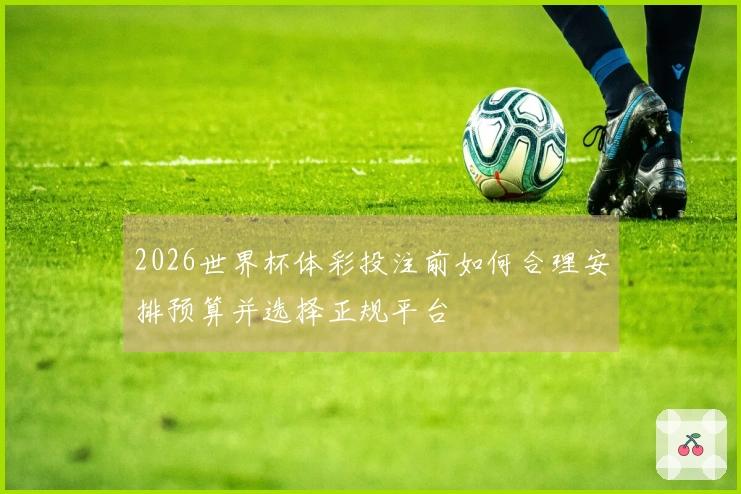 2026世界杯体彩投注前如何合理安排预算并选择正规平台
